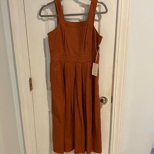 NWT Universal Thread Sleeveless Cottage Core Boho Dress With Pockets